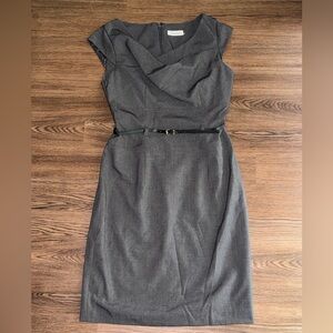 Calvin Klein Belted Dress